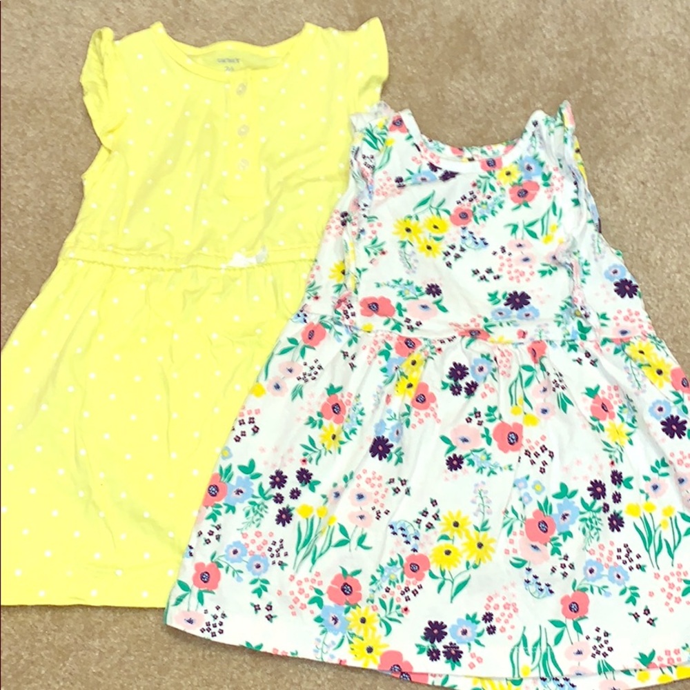 Set of two - 24 months girls summer dresses
